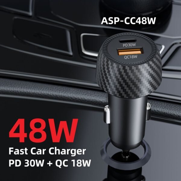 Ronin R2505 NOS 48W Car Charger with One Year Warranty